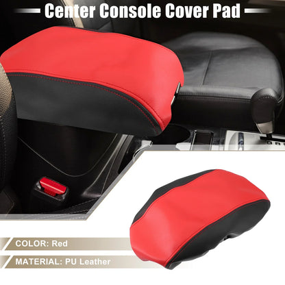 Dodge Durango Armrest Cover for Center Console 2011-2021 Black Red