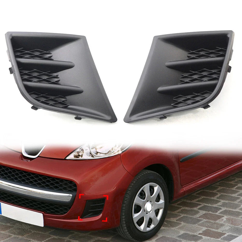 Black Front Lower Bumper Grille for Peugeot 107 (2005-2012)