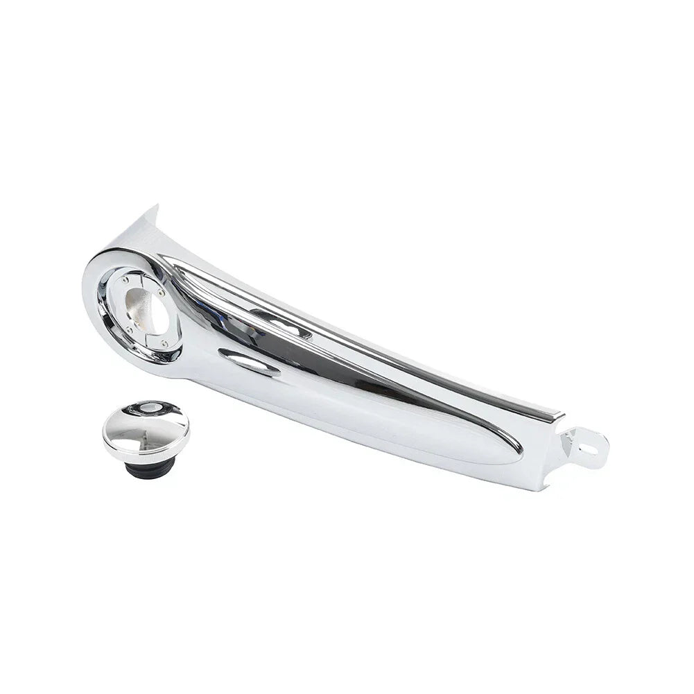 Stretched Dash Fuel Gas Tank Console Panel for Harley Touring Baggers (1986-2007)