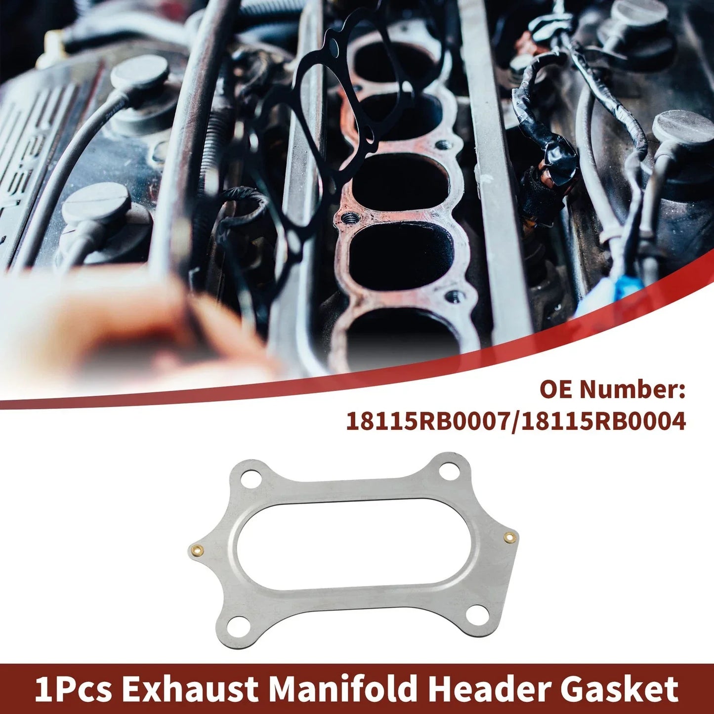 Exhaust Manifold Header Gasket for Honda Civic (2008-2025)