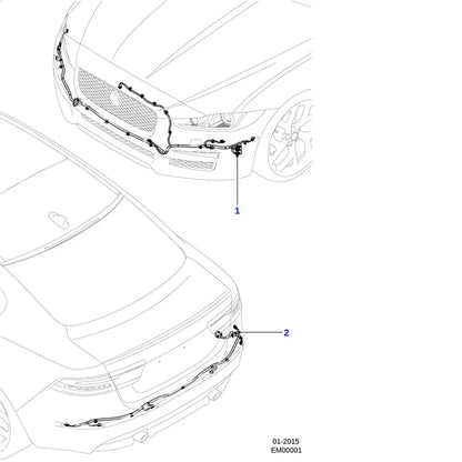 Front Bumper Wiring Harness for Jaguar XE (2015-2019)