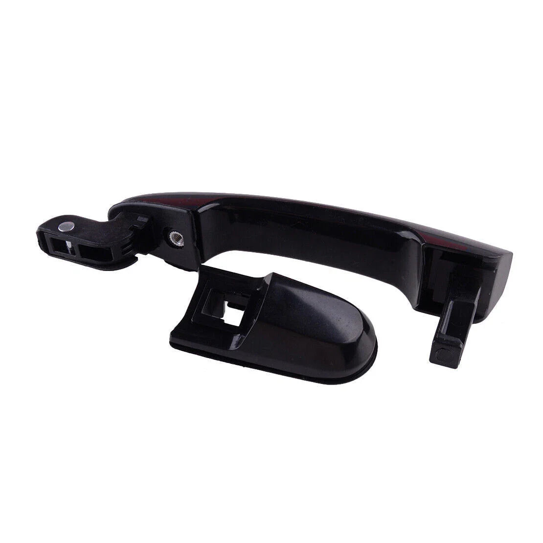 4 x Black Exterior Door Handle Set for Hyundai Tucson (2005-2009)
