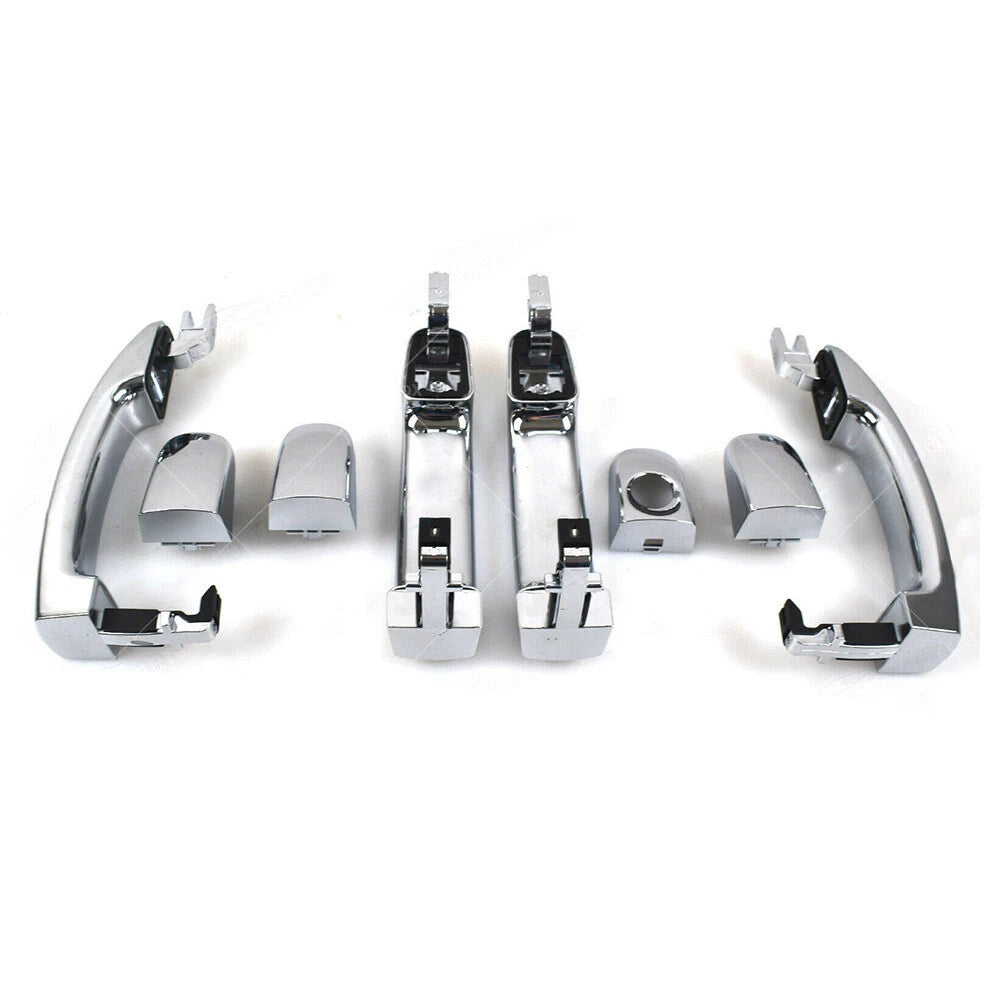 4 x Outer Door Handle Set Chrome for Ford FG Falcon G6 XT XR6 XR8 (2008-2016)