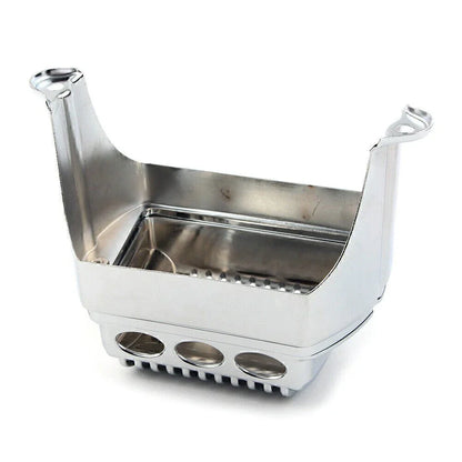Front Voltage Regulator Cover Accent for Harley Bagger FLH 1997-2011 Chrome