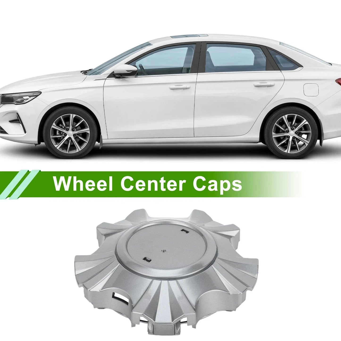 Wheel Center Caps for Lexus LX570 (2013-2015) - Titanium Tone Plastic 1 x Pc