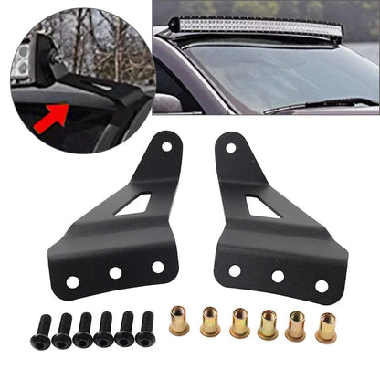 Upper Roof A-Pillar Light Bar Mounts for Off-Road Vehicles