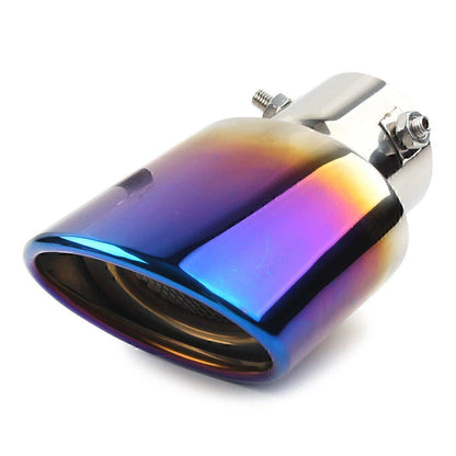 Stainless Steel Rear Exhaust Pipe Tail Muffler Tip for Car Accessories