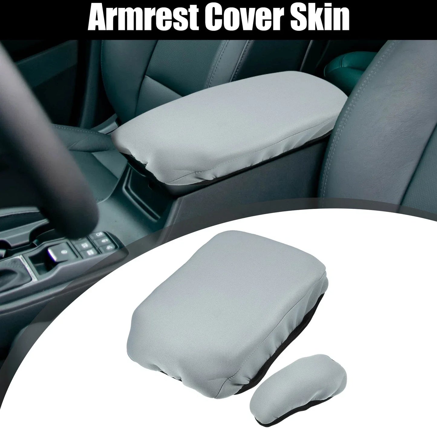 Car Armrest Box Cover Protector for Lexus RX350 (2007-2015) - Neoprene Gray