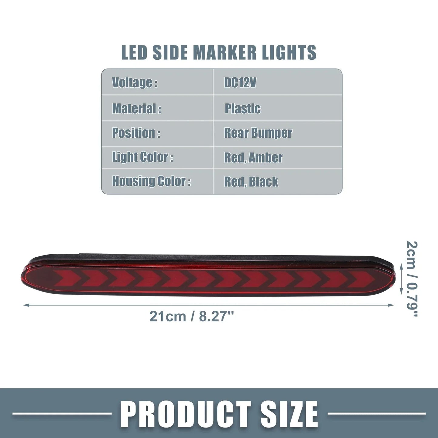 Rear Bumper Reflector Light for Honda Odyssey (2018-2023) - Red Tail Light