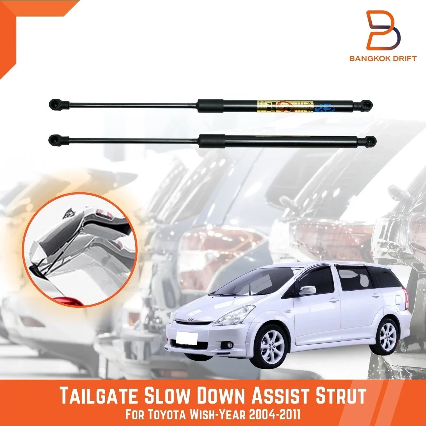 Rear Tailgate Gas Strut Damper for Toyota Wish (2004-2011)