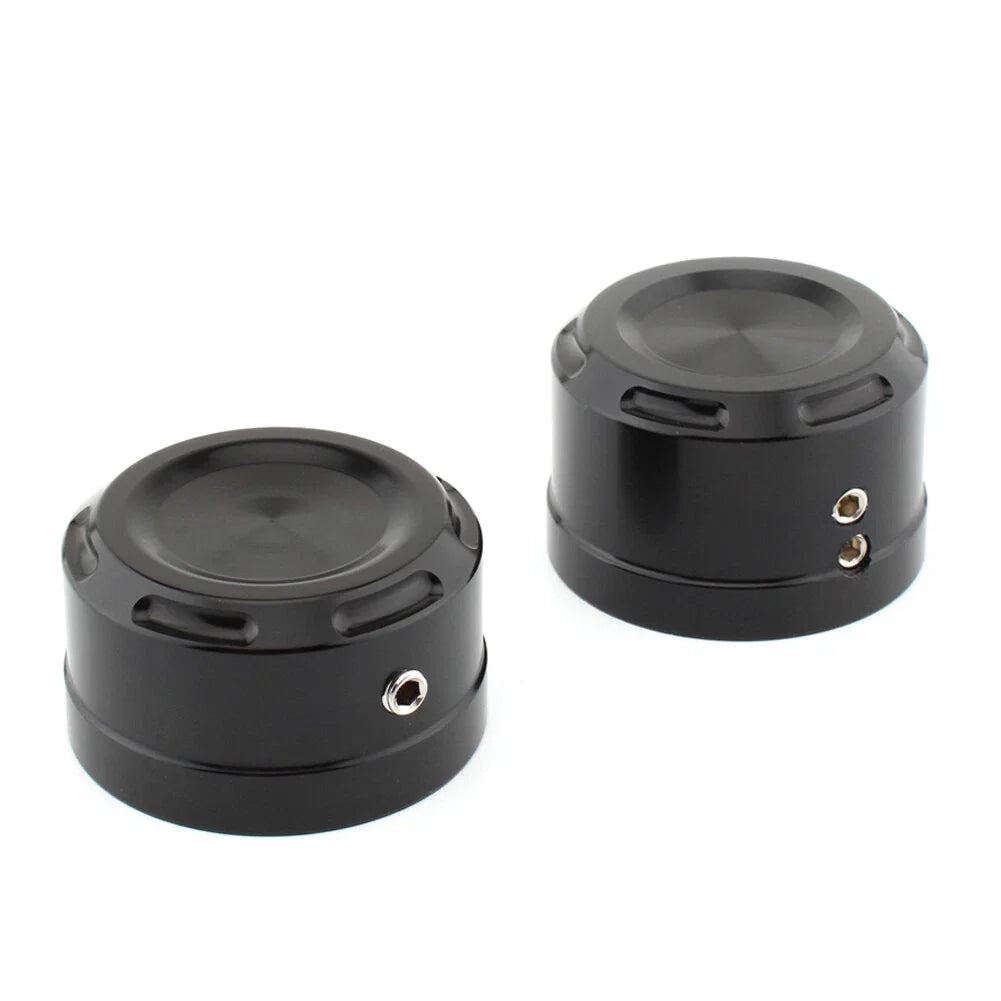 Rear Axle Bolt Nut Cap Covers  for Harley Softail (2018-2023) Black