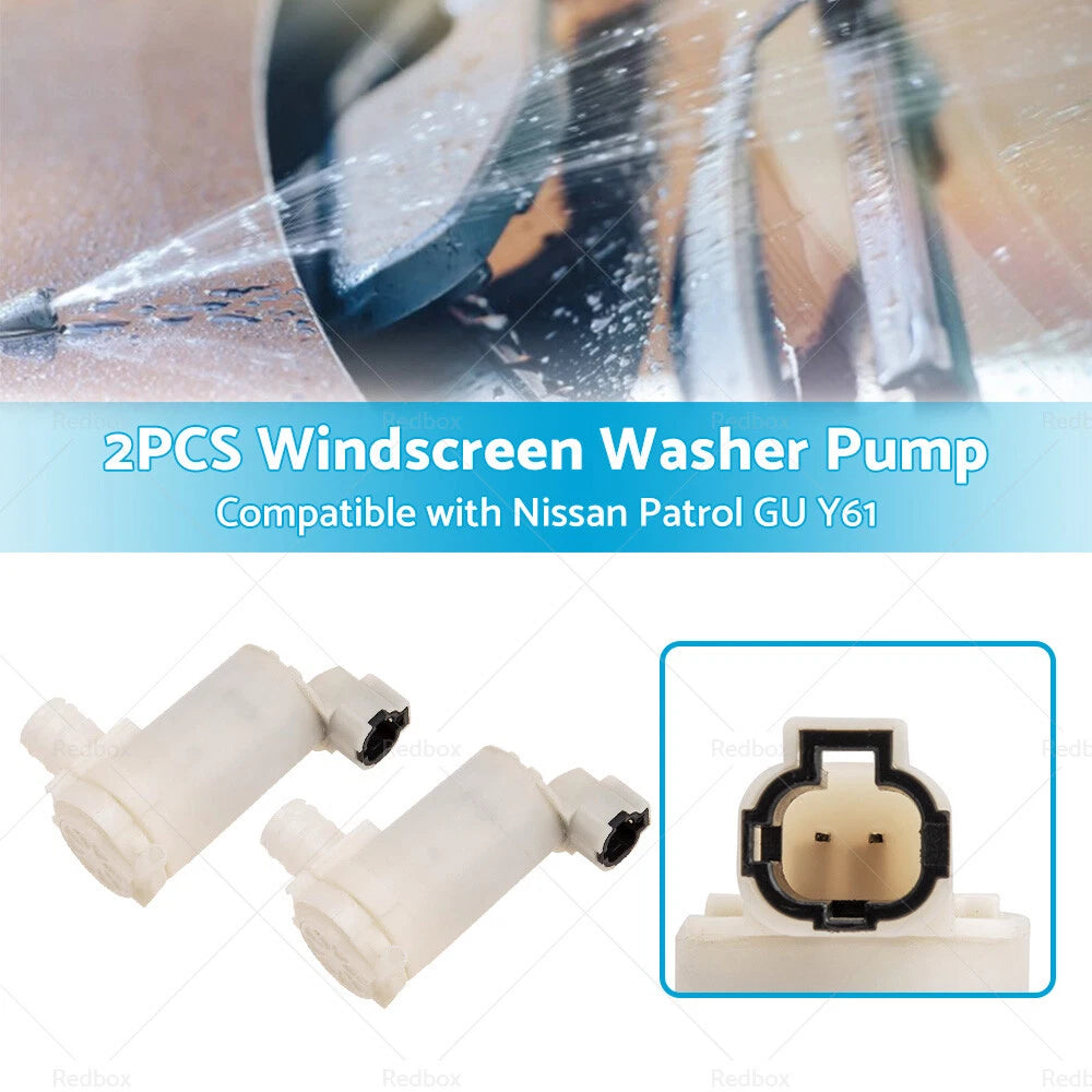 Windscreen Washer Pump Motor for Nissan Patrol GU Y61 (1997-2016)