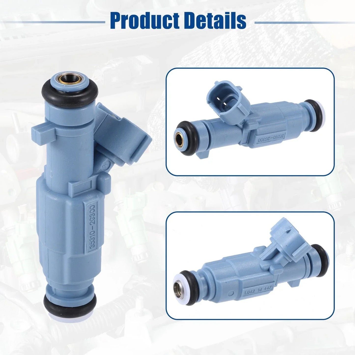 4 x Fuel Injector Nozzles for Hyundai Sonata 2.4L (2010-2015)