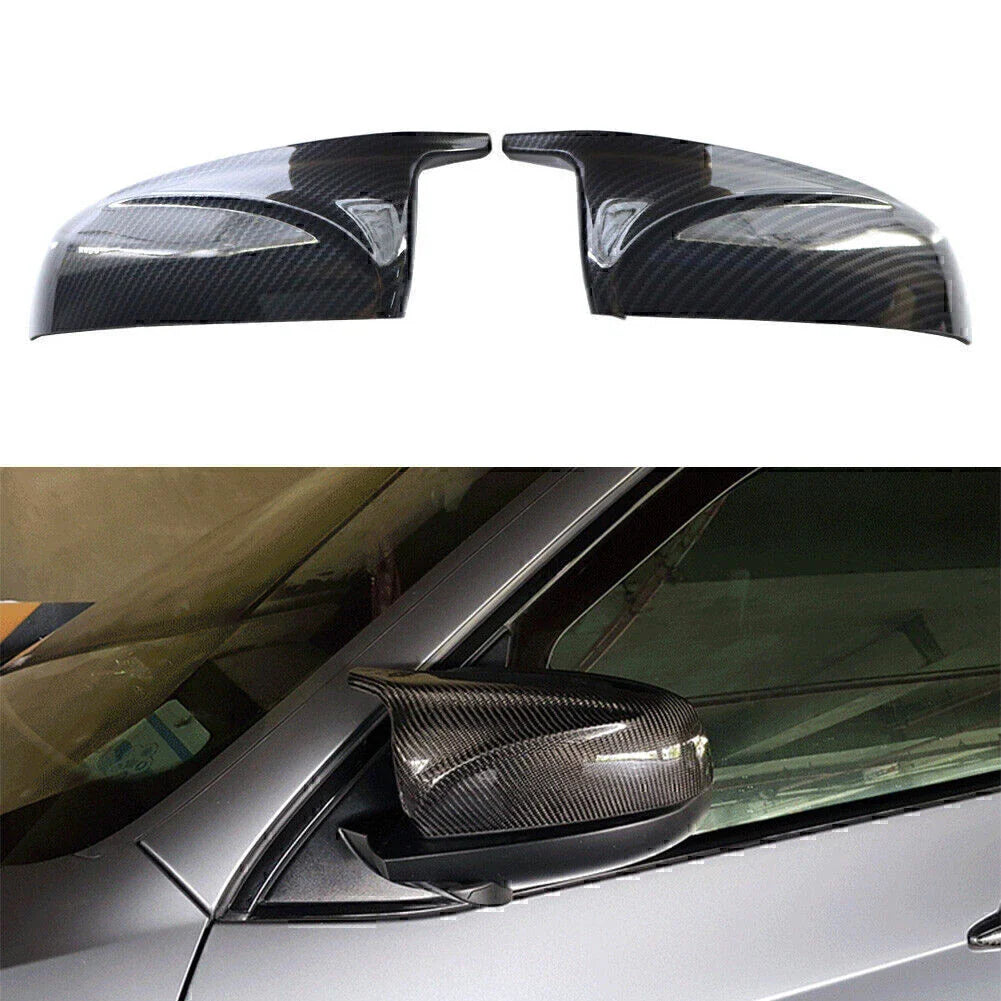 Carbon Fiber Rear View Mirror Covers for BMW X5 X6 E70 E71 (2007-2013)