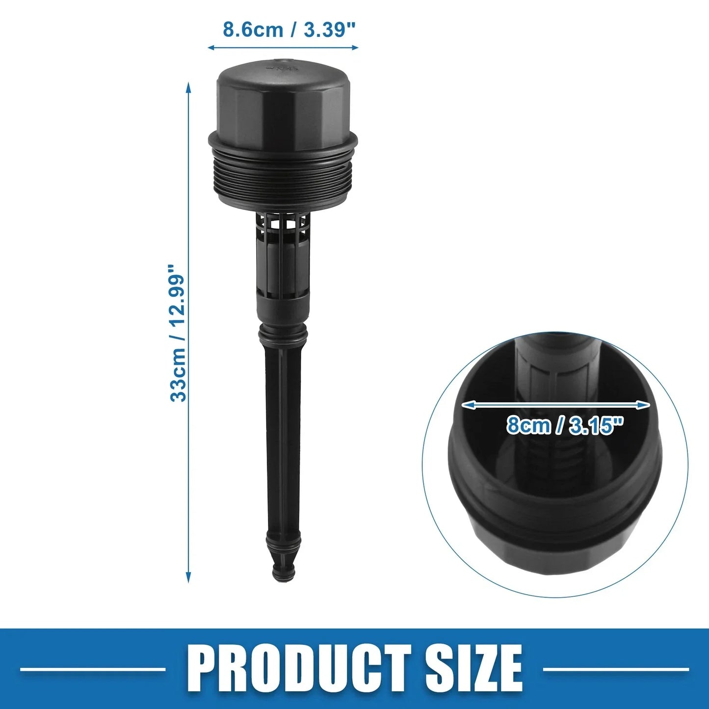 Engine Oil Filter with Housing Cap for Mercedes-Benz C240 C280 C320 (2001-2005)