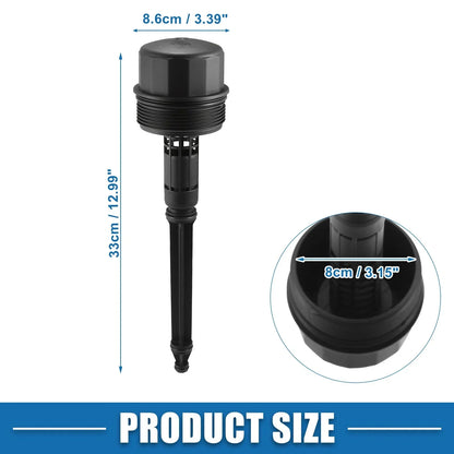 Engine Oil Filter with Housing Cap for Mercedes-Benz C240 C280 C320 (2001-2005)