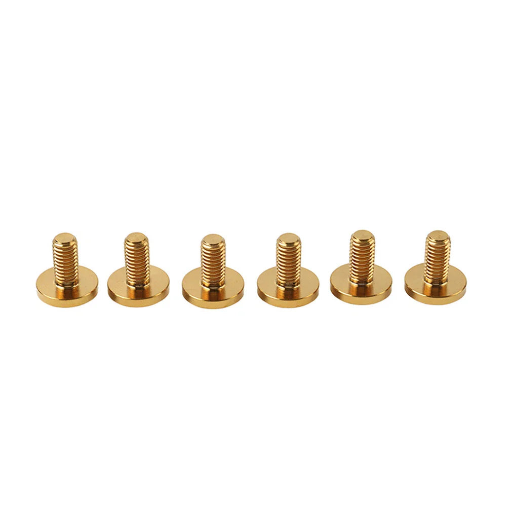 6 x Gold Titanium M6x15mm Torx Head Bolts for Bike Motorcycle