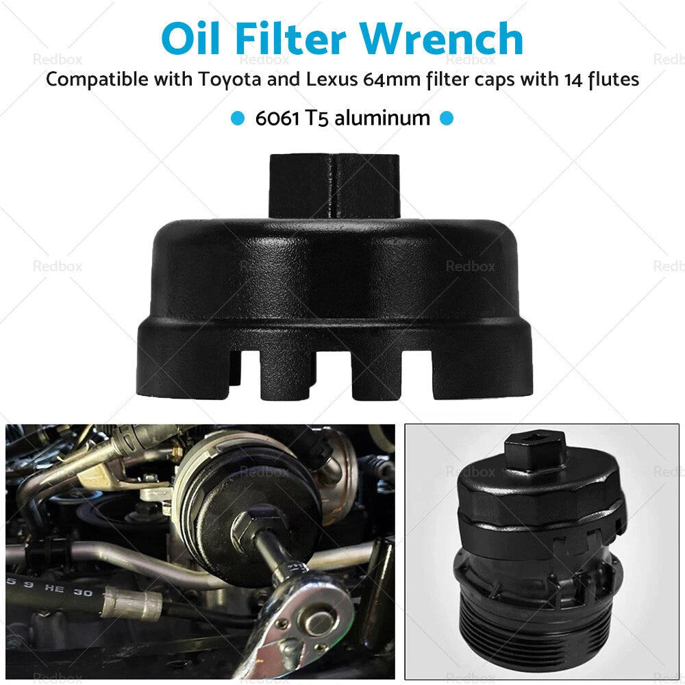Oil Filter Wrench Tool for Toyota RAV4, Lexus Camry (2001-2023)
