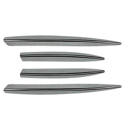 Fog Light Strips Grille Cover Trim Chrome for Mercedes Benz A Class (2023)