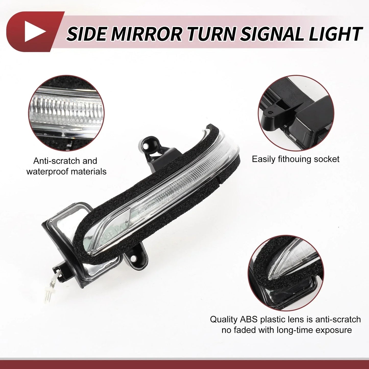 Car Mirror Turn Signal Light for Hyundai Accent (2018-2020) Left LED