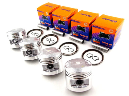 0.5mm O/S Piston Set with 56.5mm Rings & Pin Clips for Honda CB500/K (71-73)