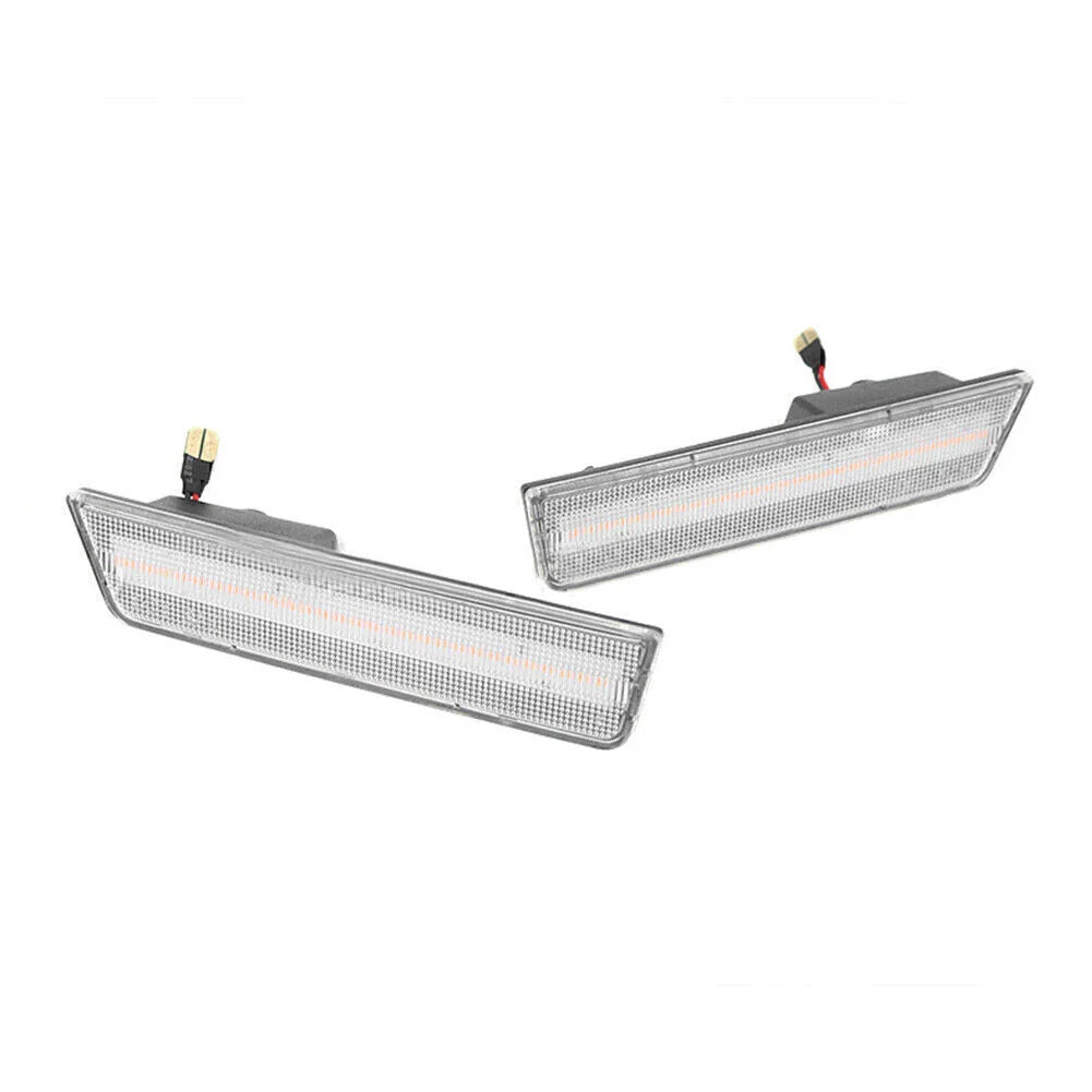 White LED Front Side Marker Lights for Dodge Challenger (2008-2014)