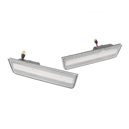White LED Front Side Marker Lights for Dodge Challenger (2008-2014)
