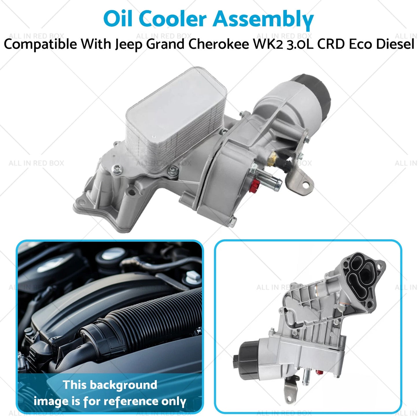 Oil Cooler for Jeep Grand Cherokee WK2 3.0L CRD Eco Diesel (2011-2020)