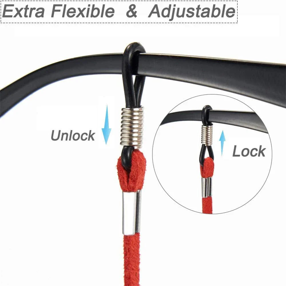 4Pcs Adjustable Sunglasses Neck Cord Strap Lanyard for Glasses Holder