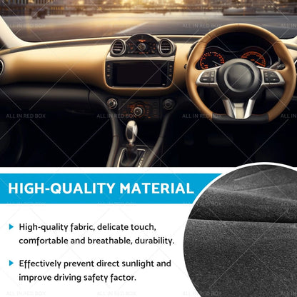 Non-Slip Dash Mat for Nissan JUKE F15 Dashboard Cover Black (2011-2019)