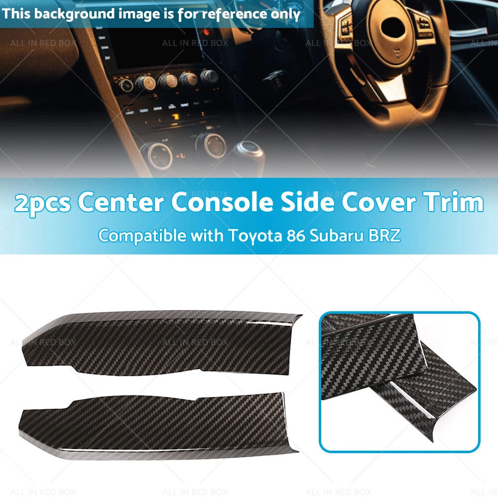 Carbon Fiber Center Console Cover Trim for Subaru BRZ Toyota 86 (13-20)