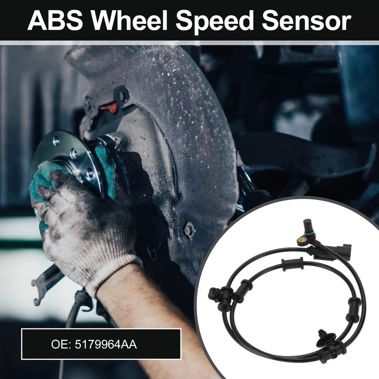ABS Wheel Speed Sensor for Dodge Ram 2500 3500 Laramie (2003-2010)