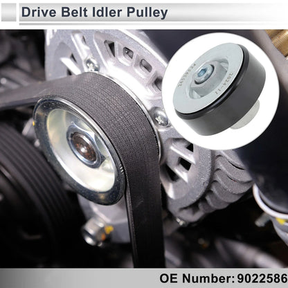 Drive Belt Idler Pulley for Chevrolet Spark (2010-2015) Black 1 x Piece