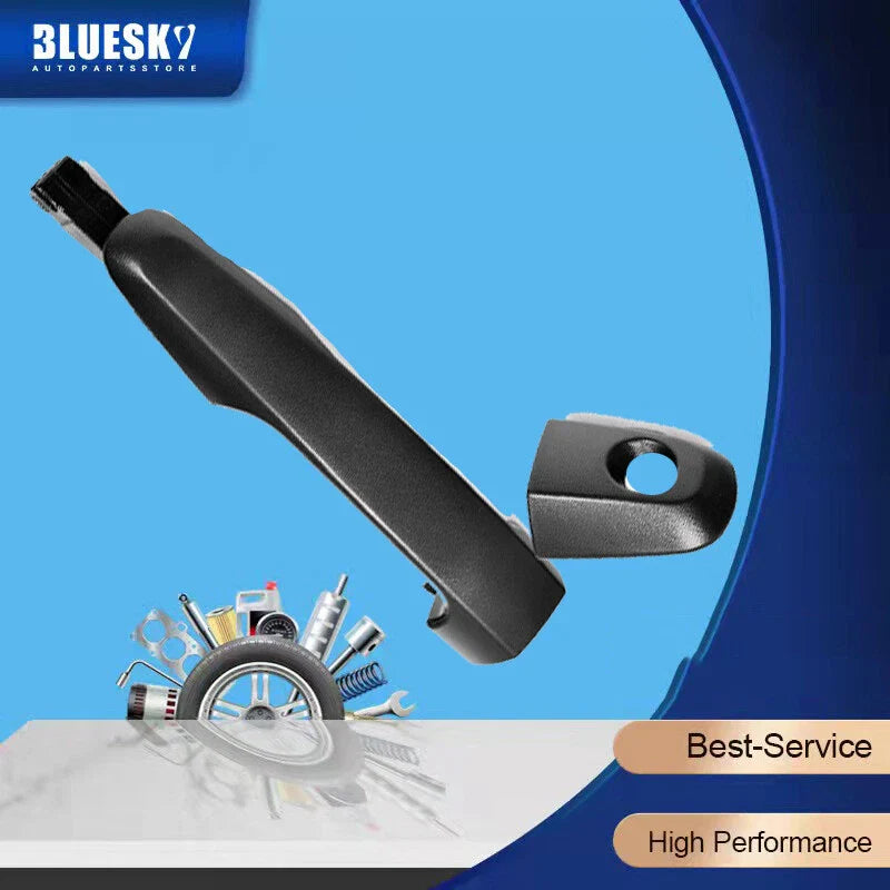 Black RH Right Front Outer Door Handle for Mitsubishi Triton ML MN (2006-2015)