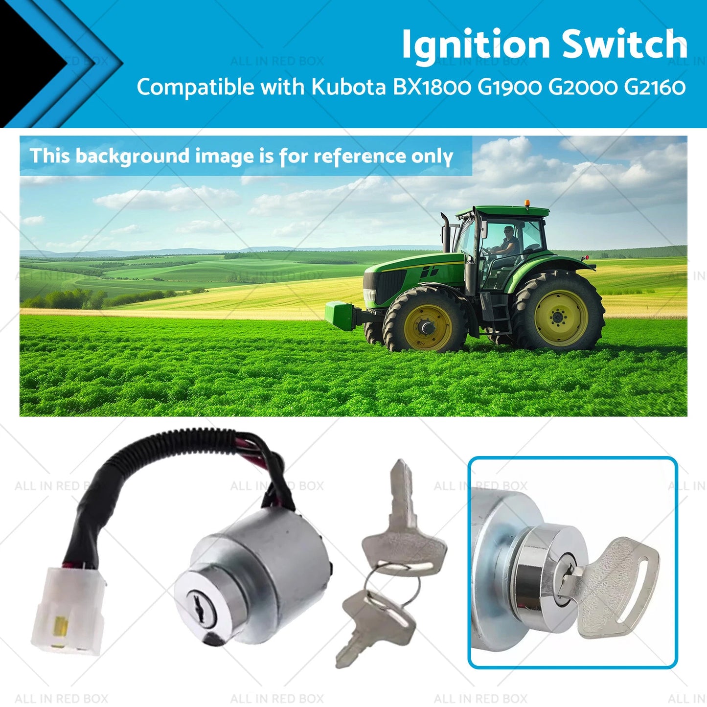 Ignition Switch for Kubota BX1800 G1900 G2000