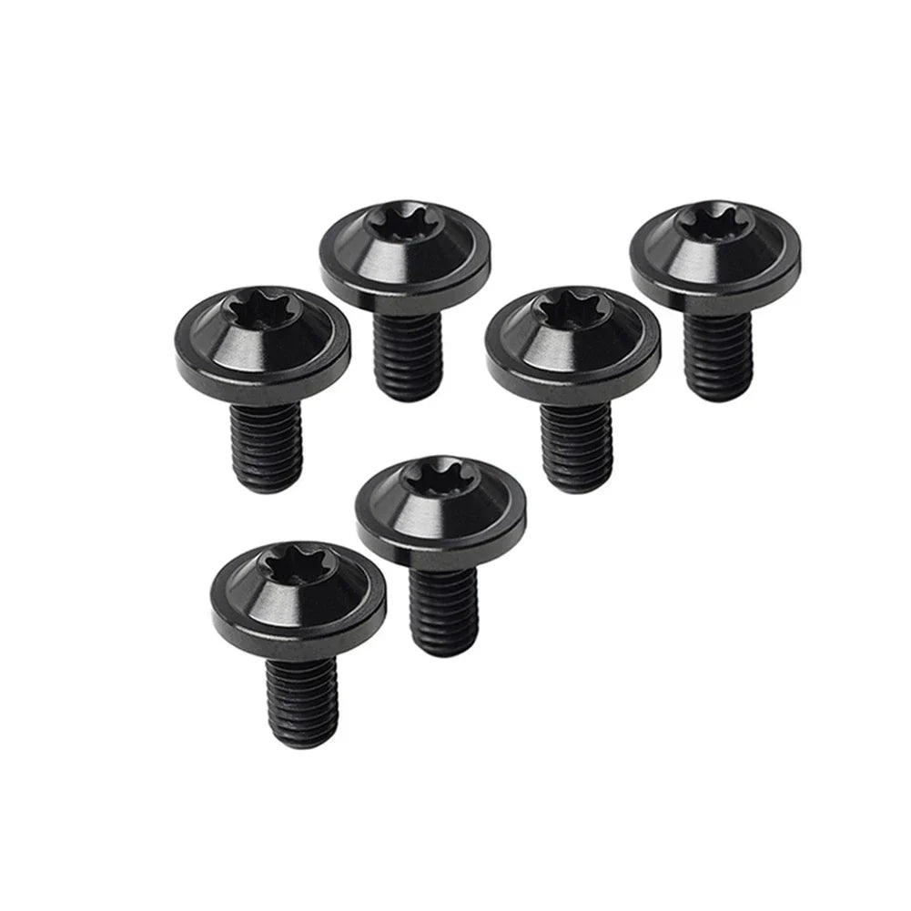 6 x M6x25mm Titanium Alloy Torx Head Bolts for Bike Motor