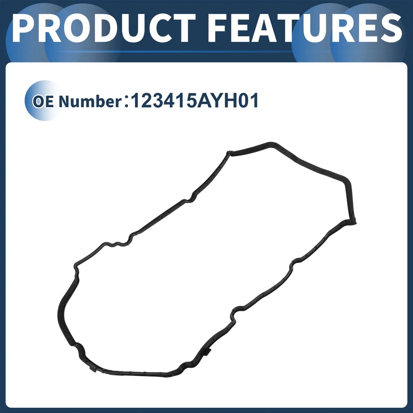 Engine Valve Cover Gasket for Honda Civic (2017-2022) - 1 x Gasket