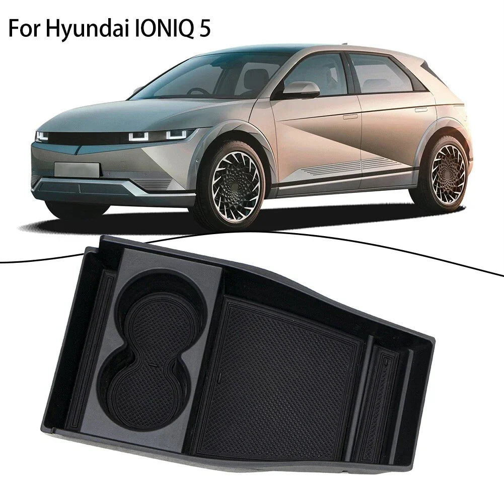 Center Console Storage Box ABS Heat-Resistant PVC Insert Pad
