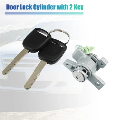 Front Left Door Lock Cylinder with 2 Keys for Honda Odyssey (2005-2010)