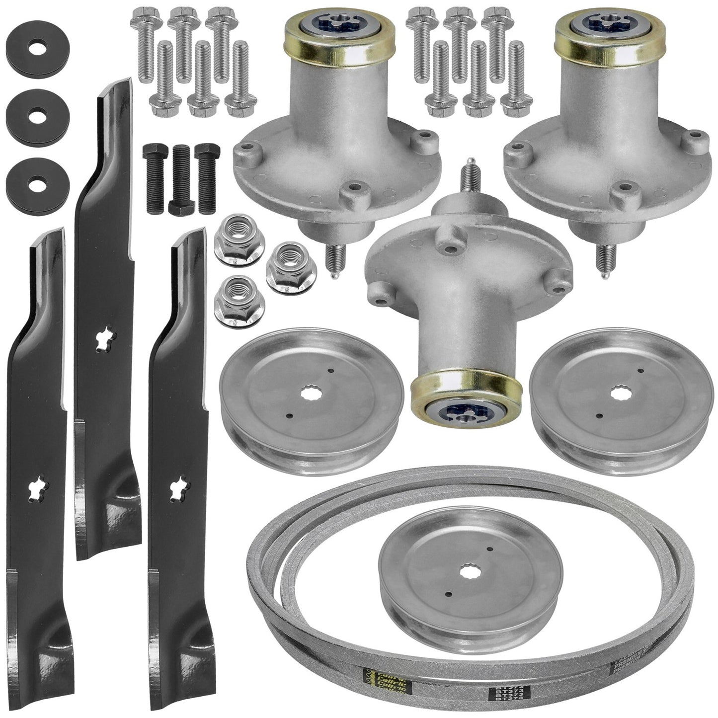 48 Deck Spindle Belt Drive Pulley Blade for Husqvarna Z248F (2017–2018)
