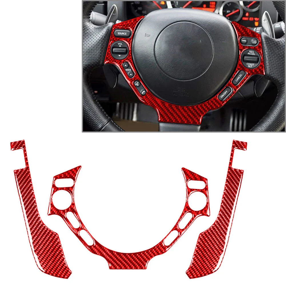 Speedometer Steering Wheel Button Cover Trim for Nissan GTR R35 (2008-2016)
