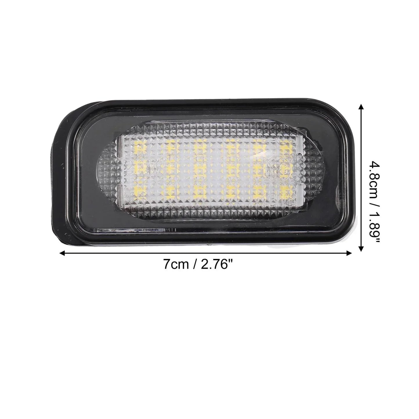 2 x LED License Plate Lights for Mercedes-Benz C320 C350 C230 C280 (2001-2010)