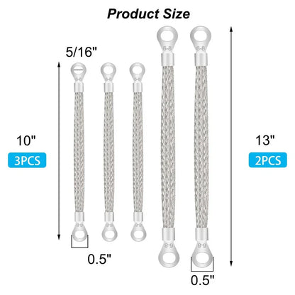 Tinned Copper Ground Strap Cable for Universal Automotive Engine
