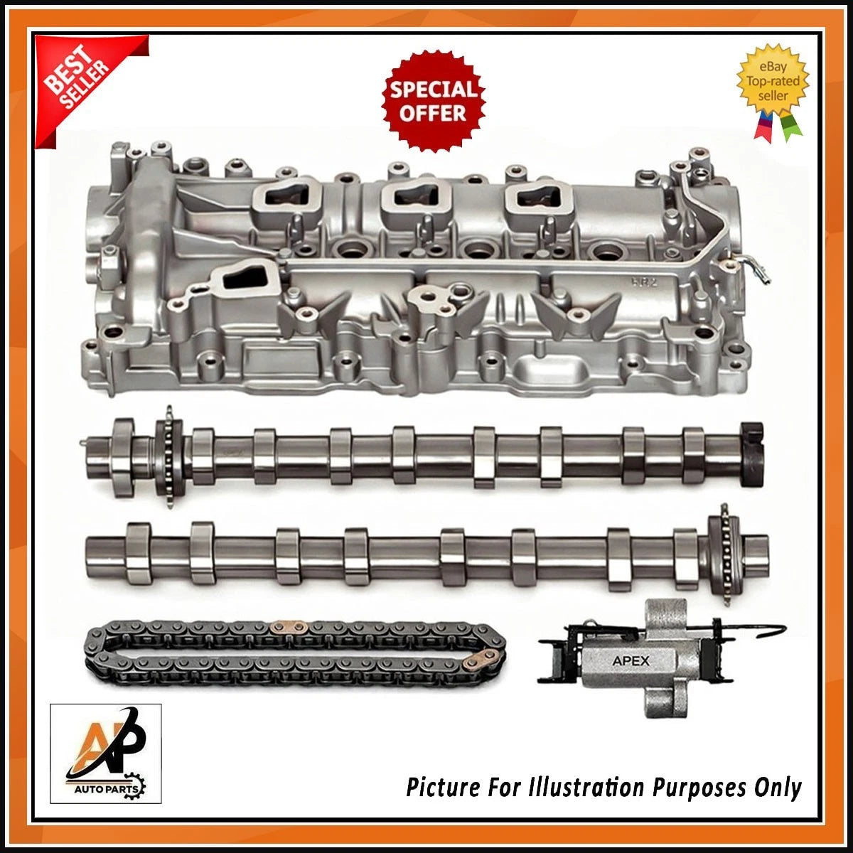 Cam Carrier with 8mm Chain Replacement for Vauxhall Crossland 1.5D (2018–2024)
