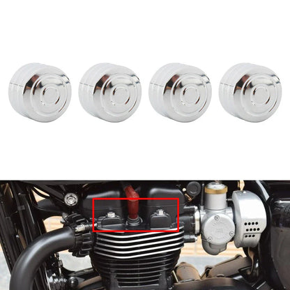 Billet Machined Head Bolt Cover Cap for T120 Thruxton Scrambler Street Cup (2016-2023)