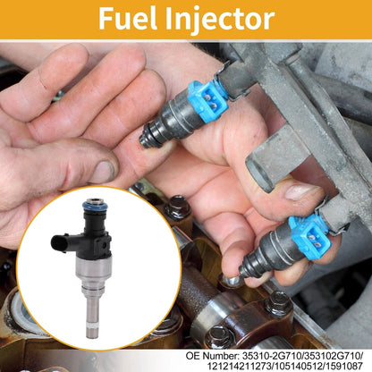 Fuel Injector for Hyundai Santa Fe Sport 2.4L (2013-2018) - 1 x No.35310-2G710