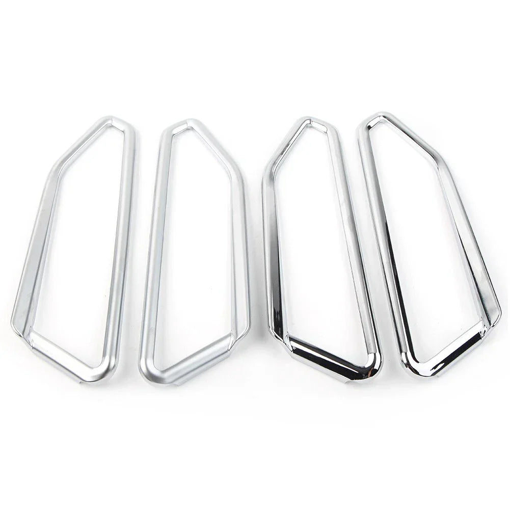 Chrome Front Fog Light Eyebrow Trim Accents for Honda Goldwing GL1800 (2018-2023)