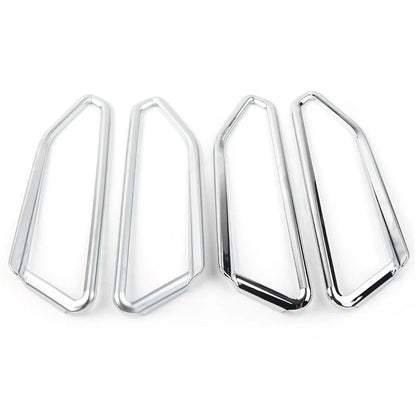Chrome Front Fog Light Eyebrow Trim Accents for Honda Goldwing GL1800 (2018-2023)