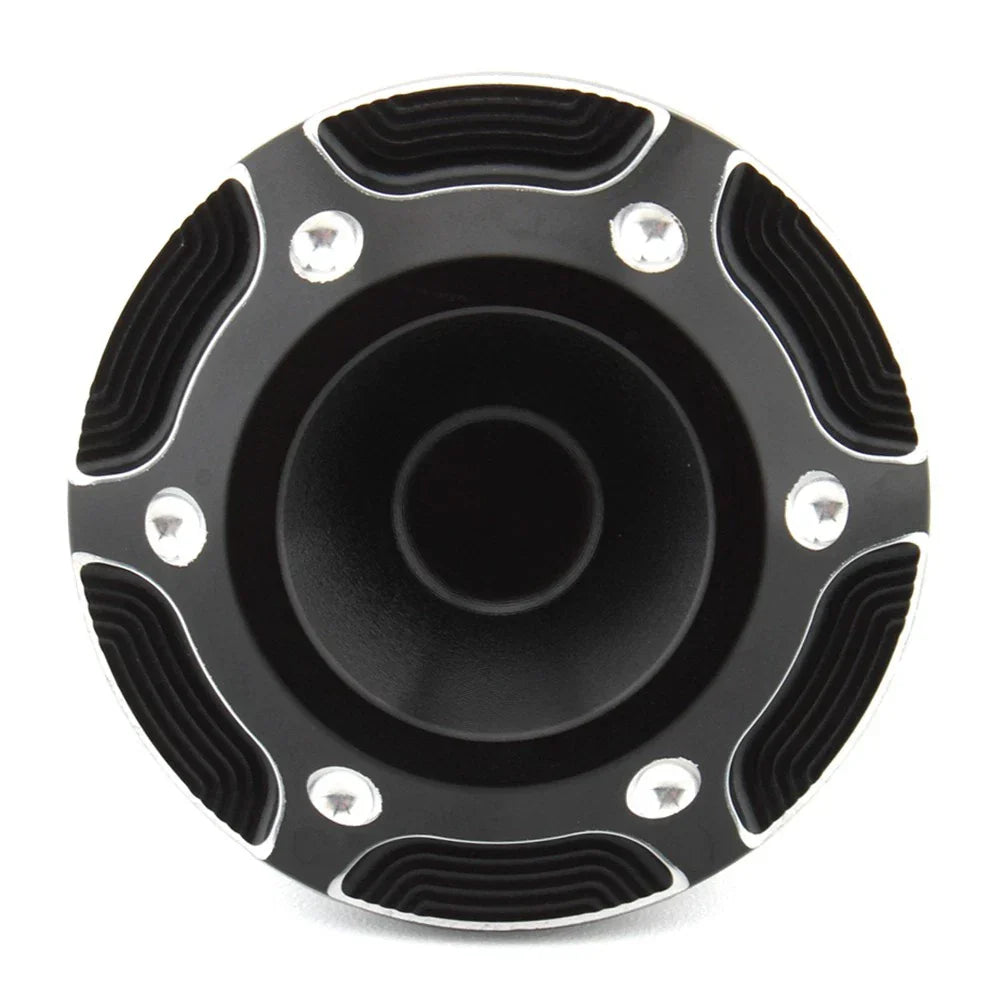 Black & Silver Frame Hole Cover Caps for Harley X350