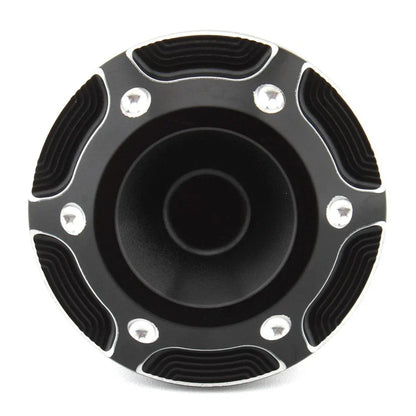 Black & Silver Frame Hole Cover Caps for Harley X350
